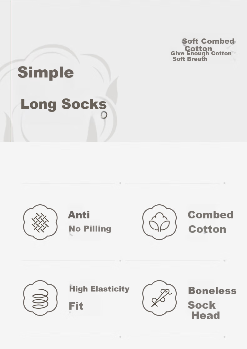 Barbie Girls' Mid-Calf Socks, Children's Long Socks, White Student Knee-High Socks, Girls' Spring And Autumn Black Long Socks 1