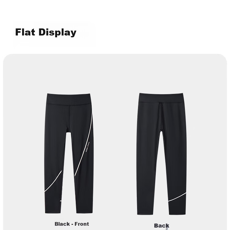 Annil Girls' Leggings, 2025 Summer New Ice-Cool Elastic Slim-Fit Black Fashion Sun Protection Long Pants 8