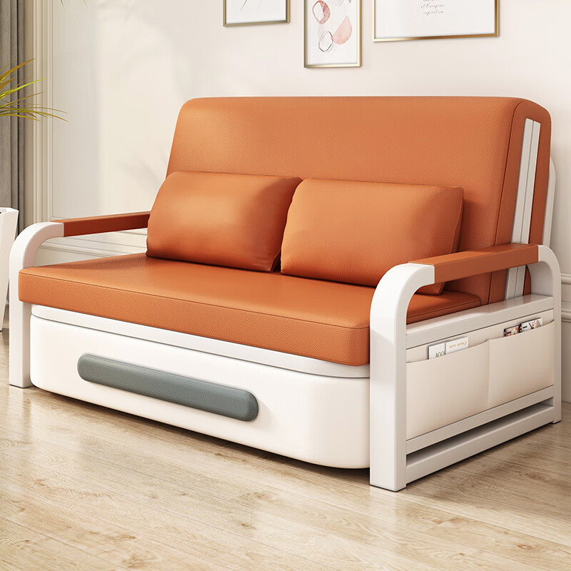 Yamile Foldable Sofa Bed 2-in-1 2025 New Model Pull-Out Foldable Multifunctional Small Apartment Single Sofa Bed