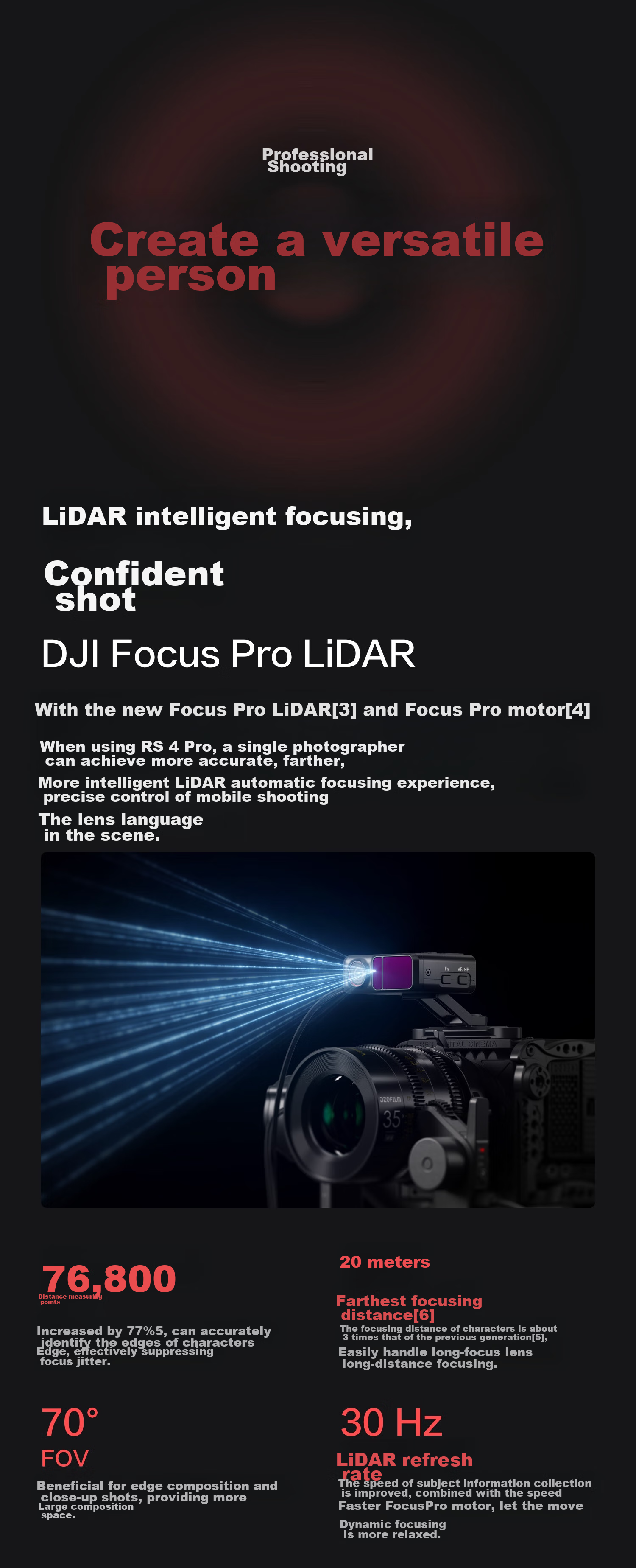 DJI RS 4 Pro, Handheld Gimbal Stabilizer, Three-Axis Anti-Shake Handheld Shooting Stabilizer, 4.5kg Load Capacity, Flagship Professional Model 8