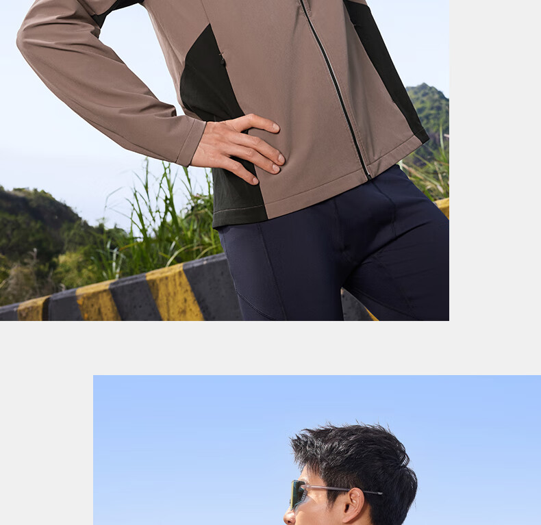 361° Men's Autumn Rainproof Water-Repellent Sports Casual Outdoor Running Jacket Windbreaker 652532605-2 7