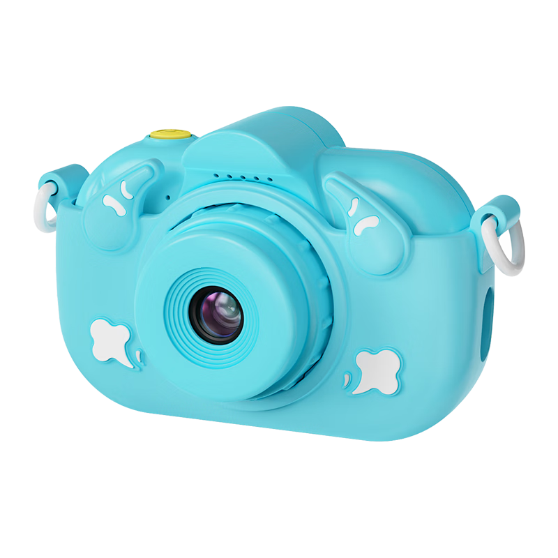 CAIZU Children's Birthday Gift - Front And Rear Dual Camera Digital Camera, Early Education Toy Cartoon Card Camera with Video Recording Function, Baby Photo Camera for Boys And Girls, Student Party Camera