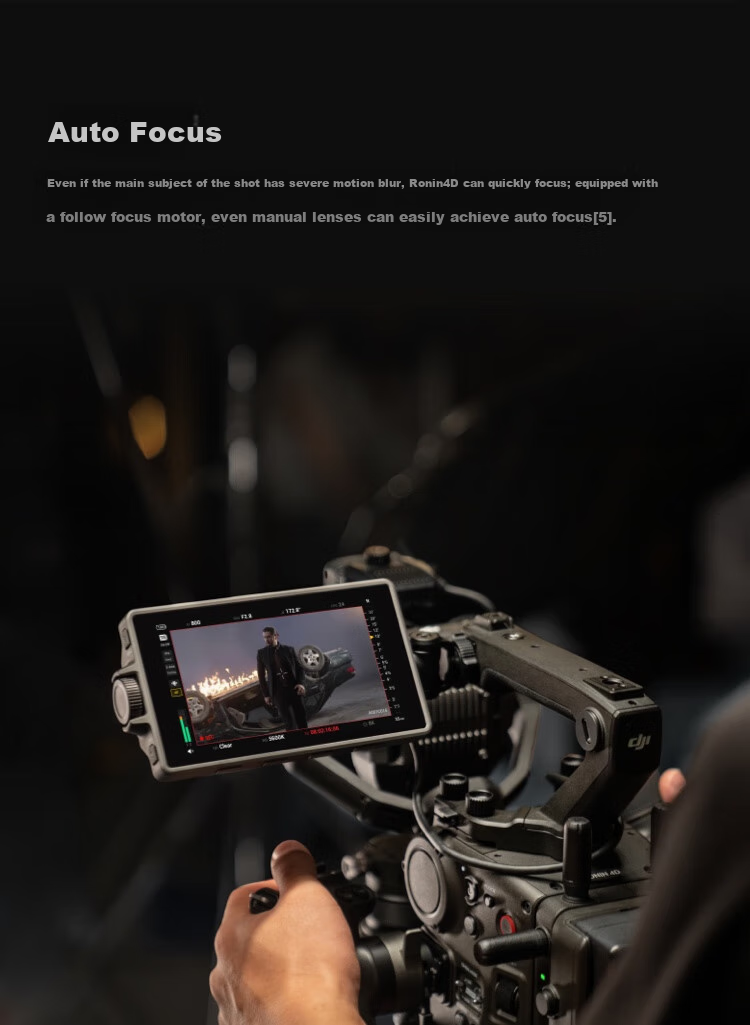 DJI Ronin 4D-8K Kit, Full-Frame Four-Axis Cinema Camera, Professional Film Camera, Cinematic Image Quality, LiDAR Auto Focus 11