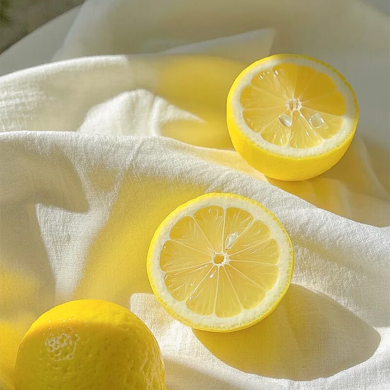 京鲜生 安岳黄柠檬 8粒 单果95g起 生鲜水果