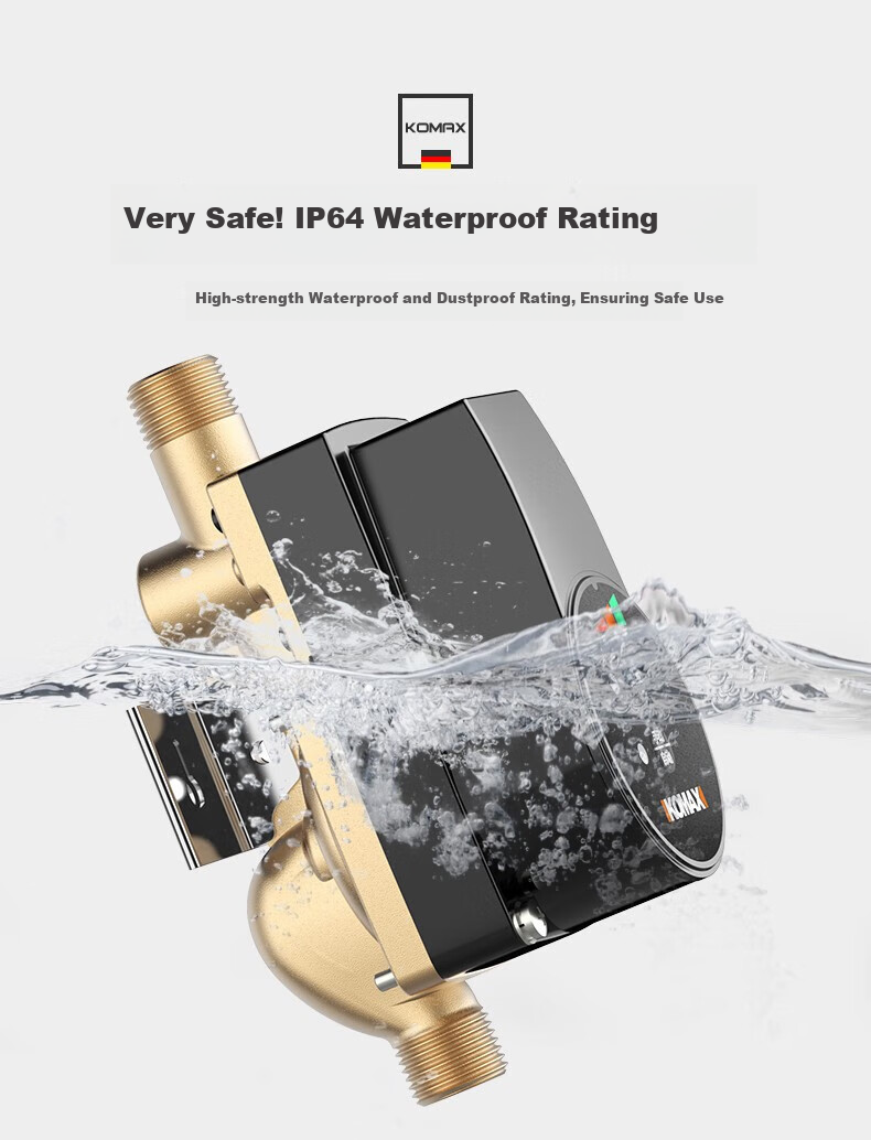 KOMAX Household Booster Pump, Whole-House Automatic Heating And Water Pressure Booster, High-Power Water Pump, Water Heater, Small Variable Frequency Pump 17