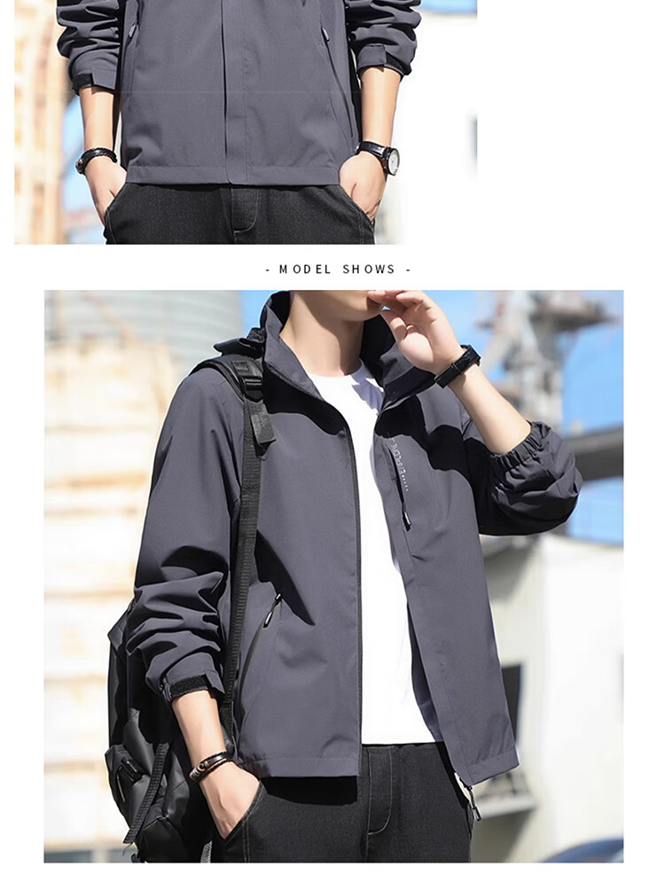 JEEP SPIRIT Unisex 3-in-1 Black Waterproof Windproof Warm Jacket 3XL 2