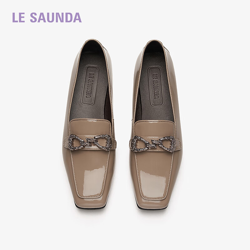Laird & Sand 2026 Spring Summer Commuter Loafer Low Heel Flat Shoes for Women 15101 Dusk Gray GYP 35