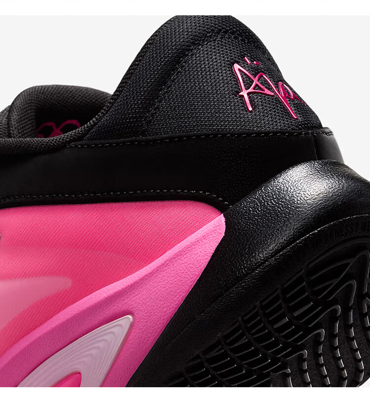 NIKE Women's Goddess Day Basketball Shoes, A'ONE EP Ajia Same Style Sneakers FZ8606-001 Black 40.5 4