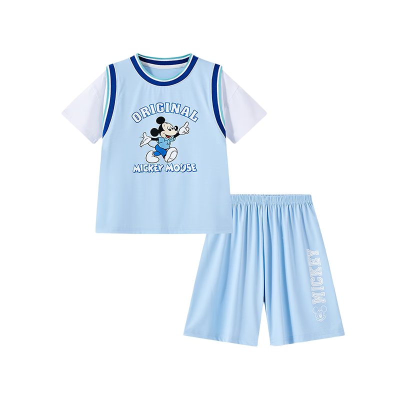 Disney Kids Boys and Girls Summer Quick-Dry Sports Set Baby Summer Clothing Girls Two-Piece Set 2026 New Arrival