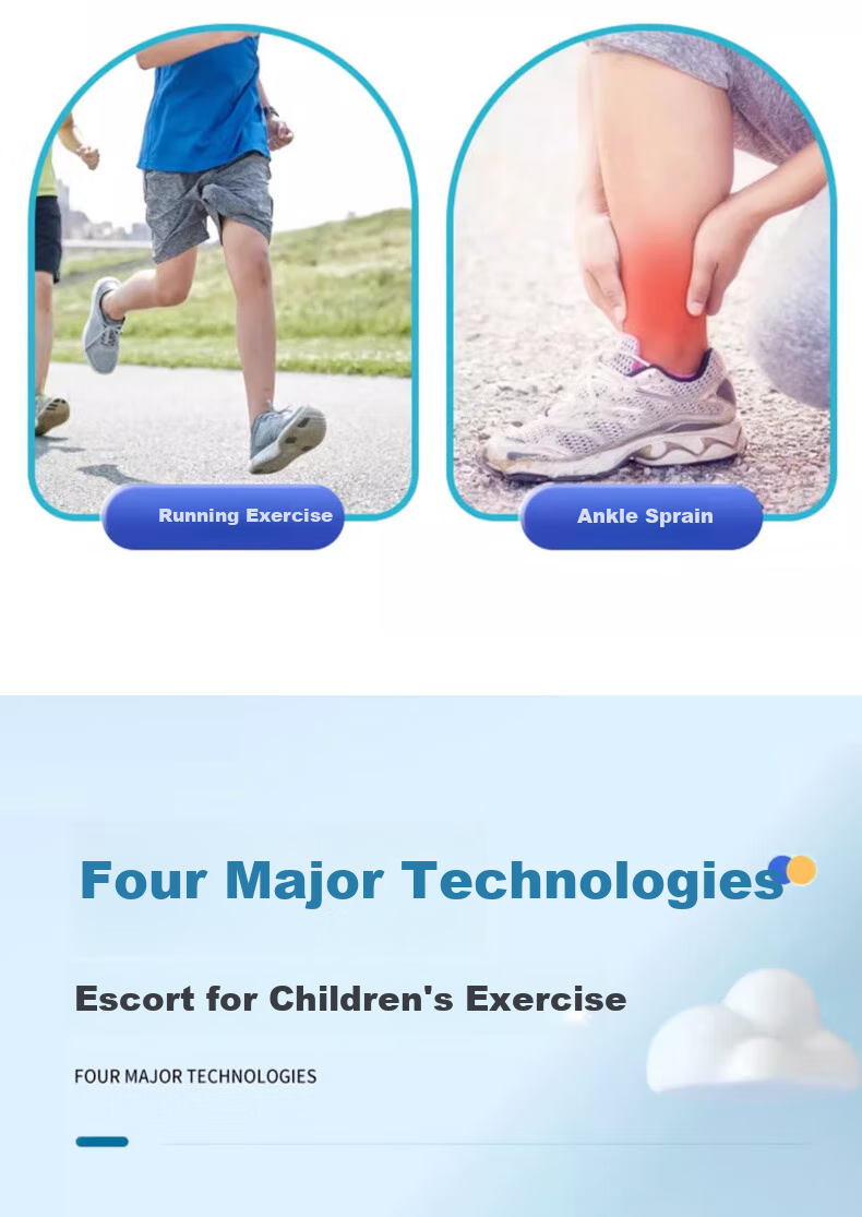 Chidong Children's Professional Ankle Brace, Sports Ankle Sprain Recovery Fixation Device, Anti-Sprain Foot Joint Protector, Lightweight And Thi 4