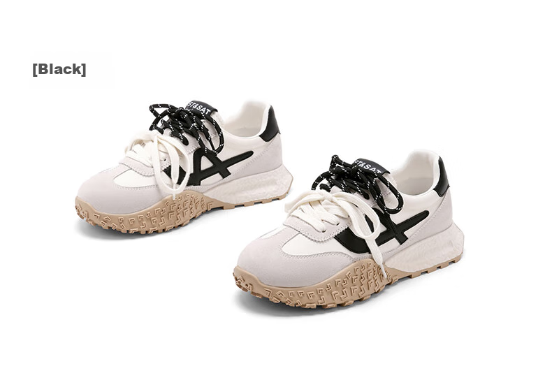 St&Sat Thick-Soled Forrest Gump Shoes, 2026 New Summer Retro Versatile Height-Increasing Training Shoes, Lightweight Casual Comfortable Sneakers 23