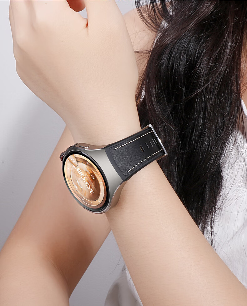 Weiqiantu [Official Same Style] Compatible with Huawei Watch5 Titanium Metal Strap, Upgraded Anti-Scratch, Dedicated Curved Interface, 42mm Dial [Watch5 Exclusive] Titanium Silver 2
