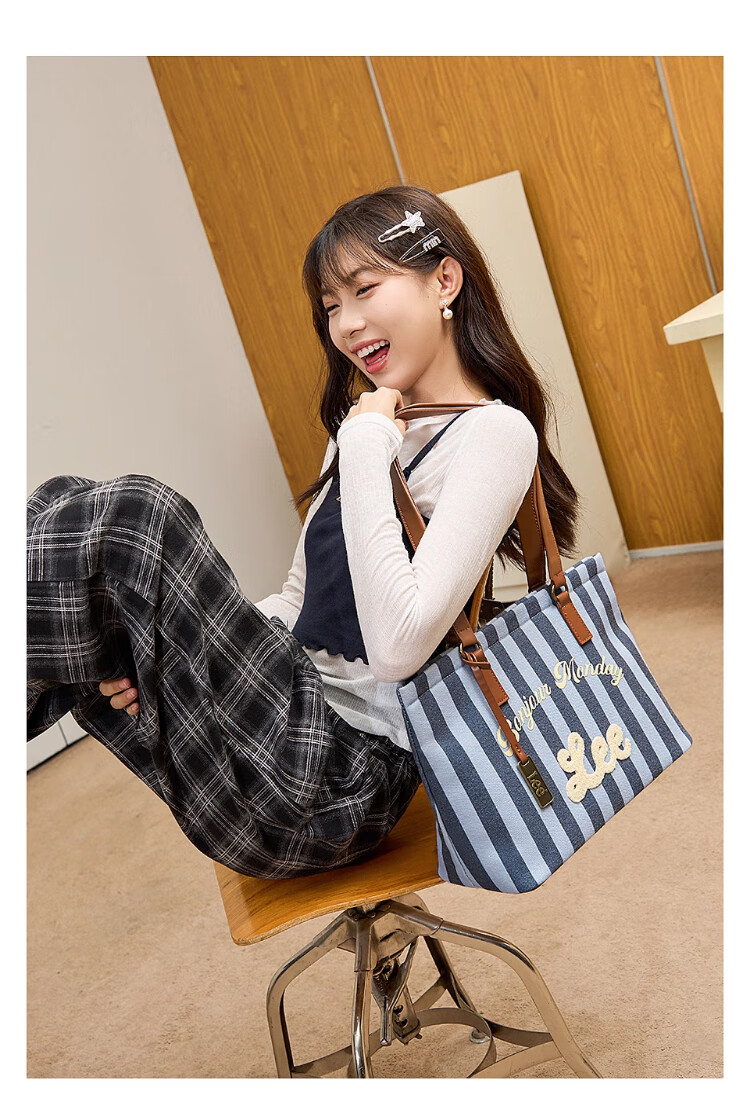 Lee Women's New Tote Bag, Handbag for School, Large Capacity Laptop Bag, Shoulder Bag, Gift, Birthday Present 23