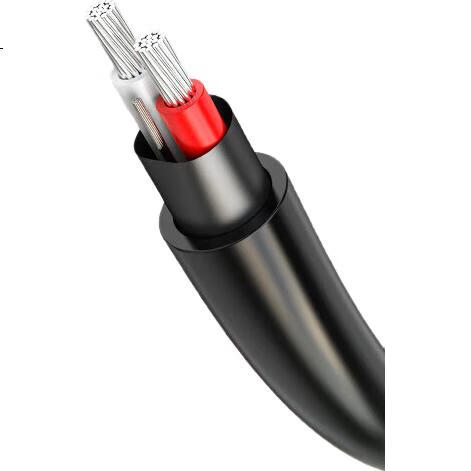 Аудиокабель CHOSEAL QS3565T5, 6.35 мм, 3-жильный, 5 метров, для аудиомикшера, электрогитары, серебряный