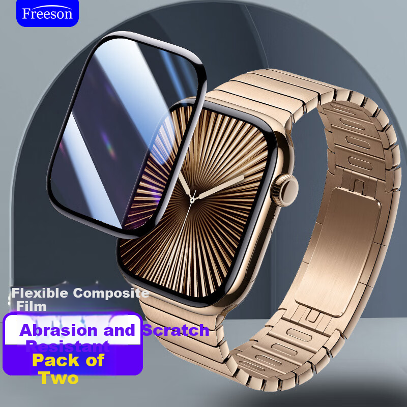 Freeson Screen Protector for Apple Watch Series 11/10, High Definition Film for S11/S10 Smartwatch, Ultra-Thin Full Screen Anti-Scratch Protective Film [2-Pack] 46mm