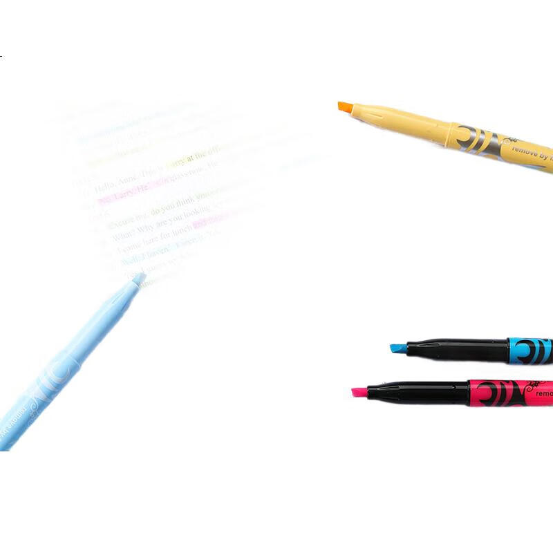 PILOT Набор маркеров-текстовыделителей Frixion Natural Color Series SFL-10SL, 3 шт., синий + розовый + оранжевый