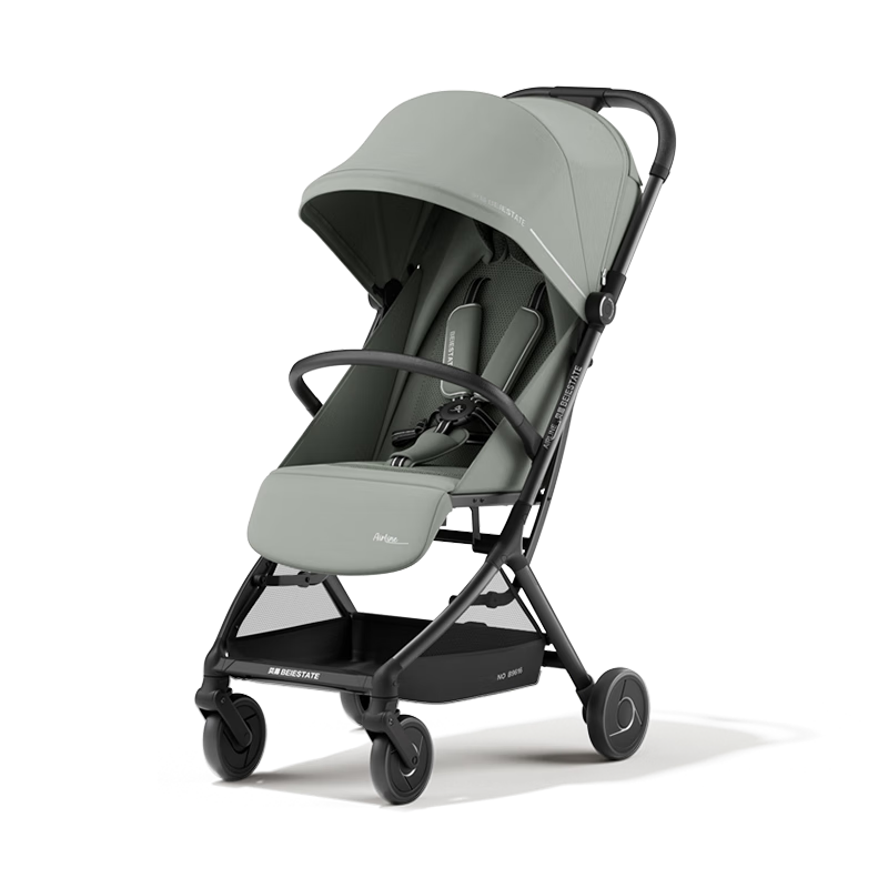 BEIESTATE New Route Baby Stroller 0-3 Years Foldable Lightweight Pocket Stroller Green