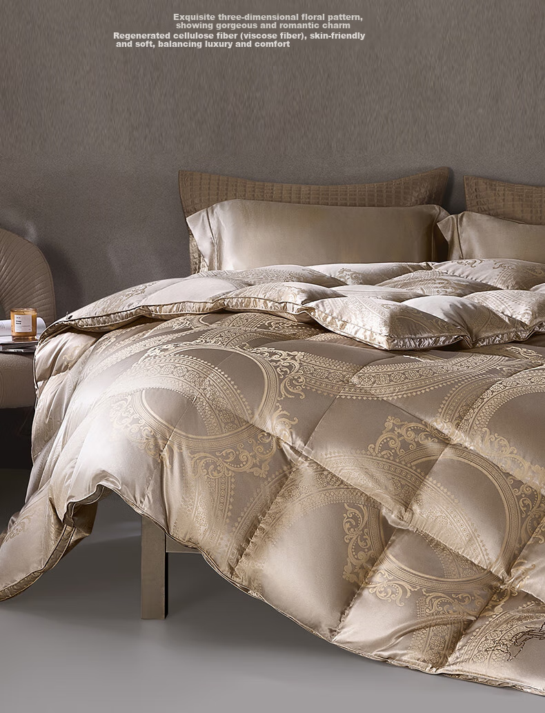 LUOLAI Home Textiles Duvet Insert, Polish Imported 95% White Goose Down Two-In Duvet Insert, 150*215cm 10