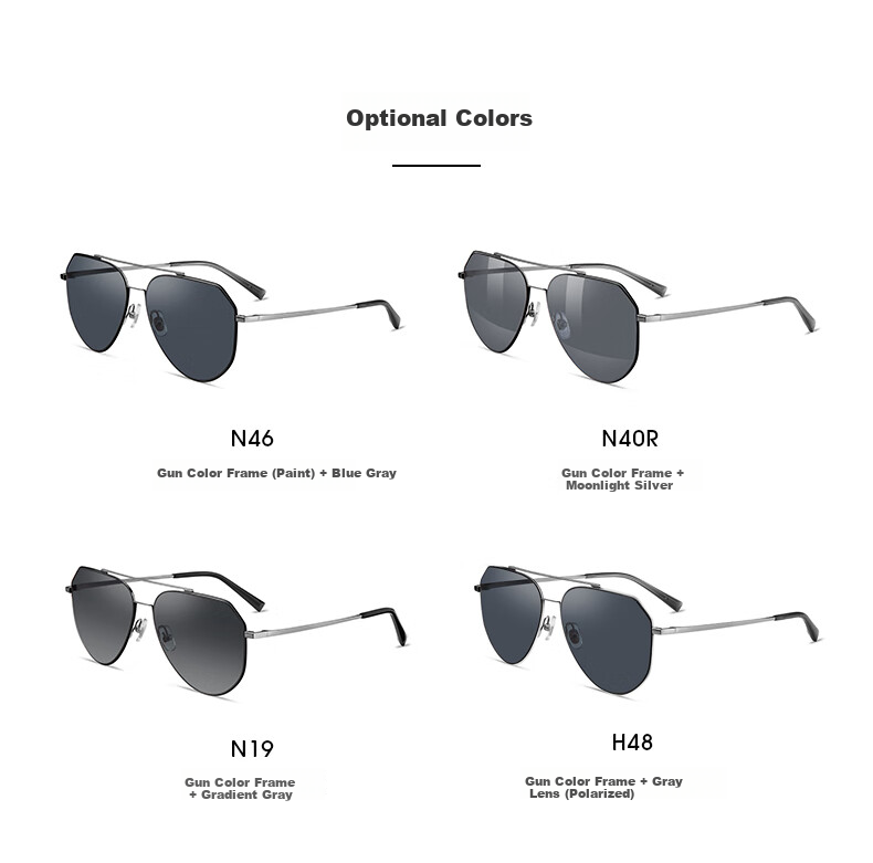HELEN KELLER Sunglasses for Men, Driving Sunglasses, Fishing Sun Protection, Pilot Glasses H8860H48 6