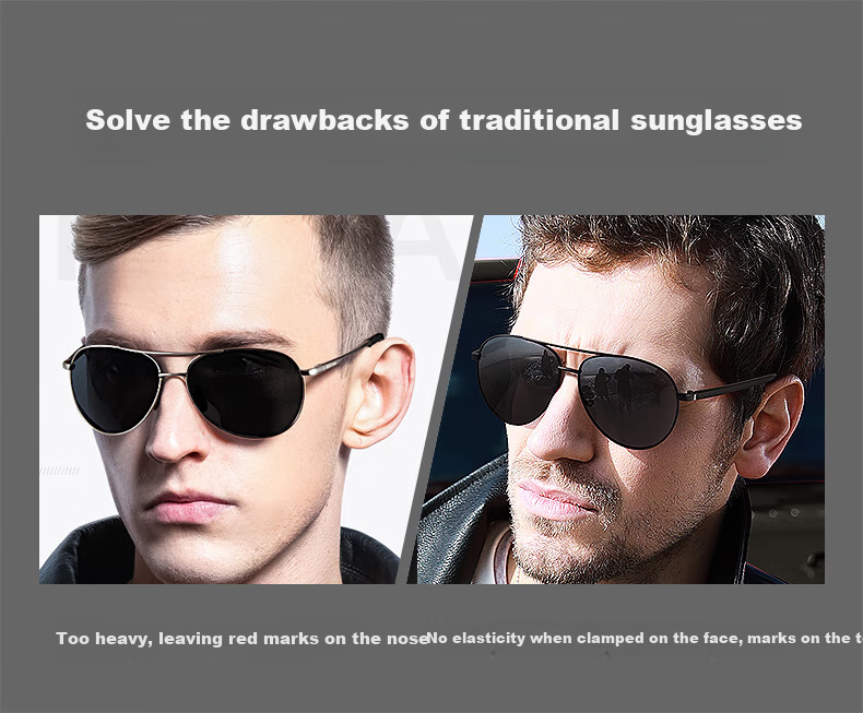 Bertha Ultra-Light Photochromic Sunglasses for Men, Driving-Specific Glasses, UV Protection, Polarized Fashionable Sunglasses for Wome 4