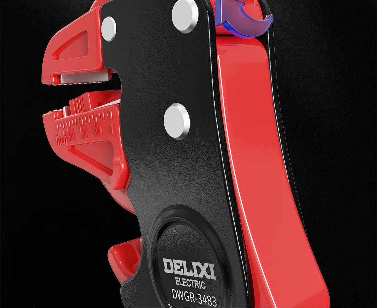 Delixi Duckbill Wire Stripper Multifunctional Automatic Wire Stripping Pliers Electrician Wire Cutting and Crimping Pliers 3