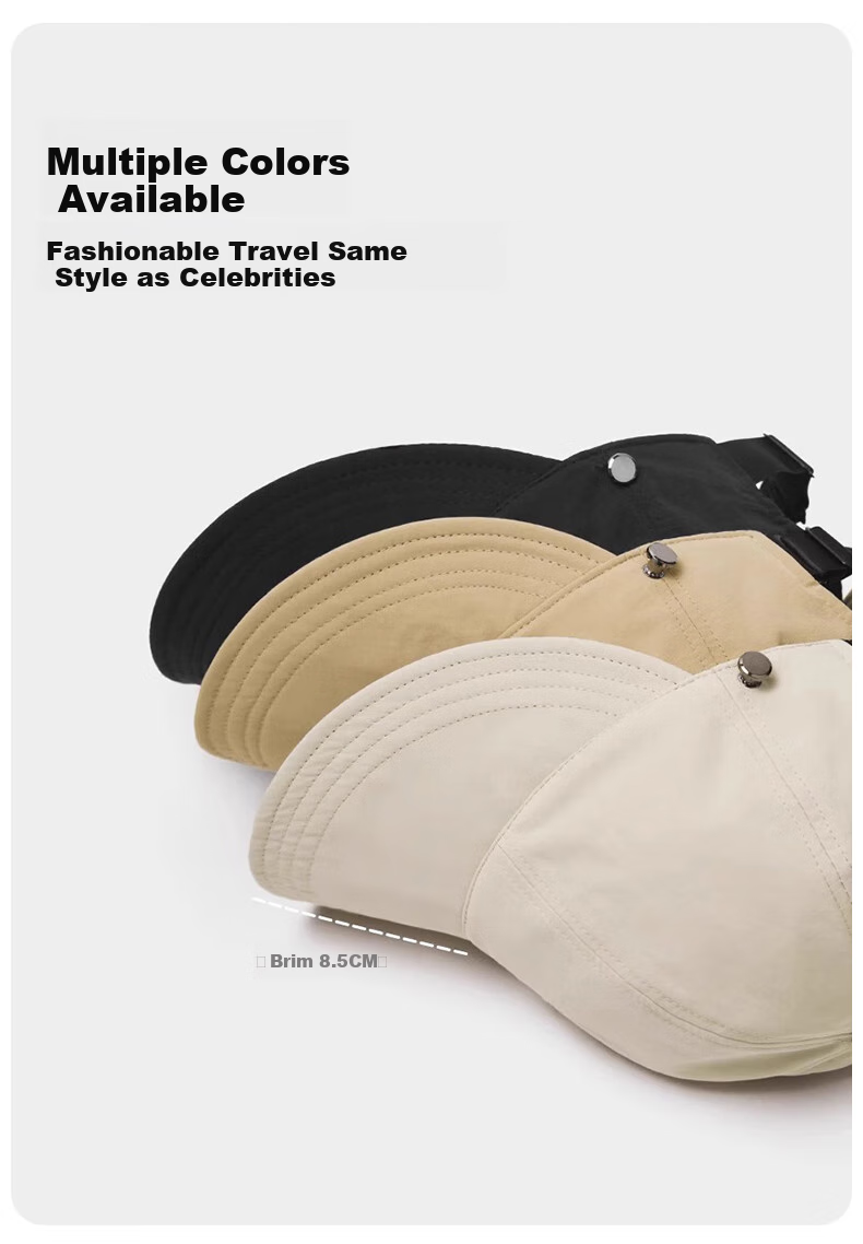 Miiow Women's Fisherman Hat Summer Sun Protection UV Outdoor Mountaineering Foldable Duckbill Cap 2026 6