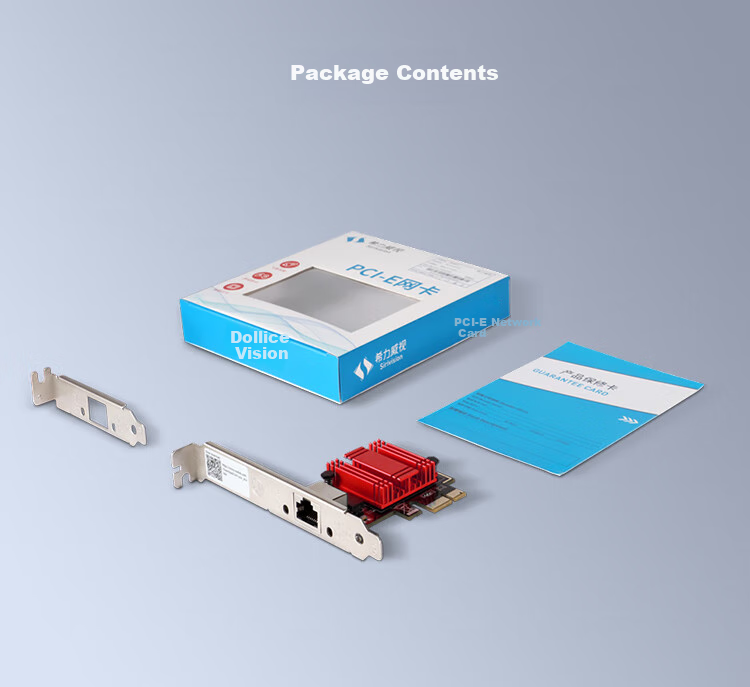 Xiliweishi PCI-E10G Gigabit Single Port Wired Network Card for Desktop Computer NAS Server Gaming RJ45 Ethernet Port Intel X540 Chip SR-PT01 7