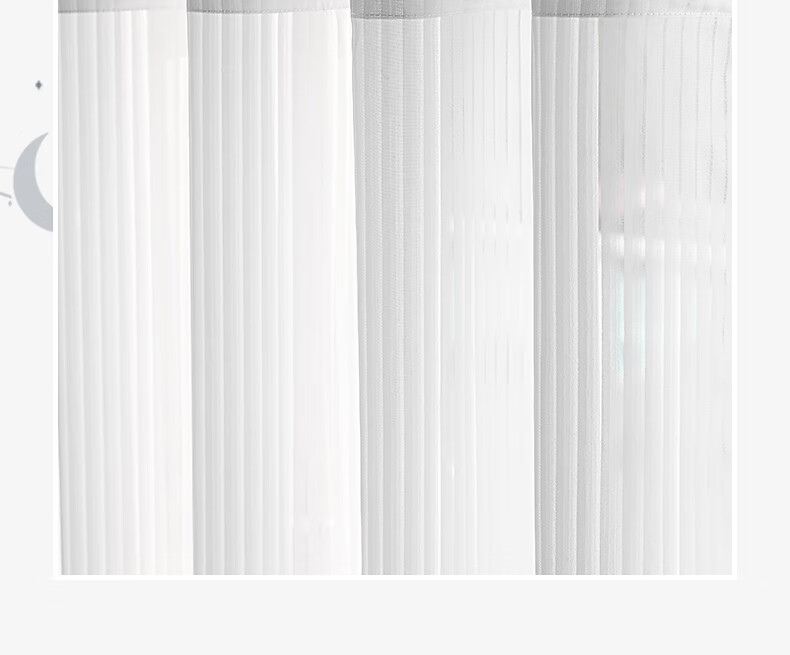 Mercury Home Textiles Translucent Privacy Balcony Curtain Venetian Blinds Perforated Style 300cm Width × 200cm Height (Single Panel) 15
