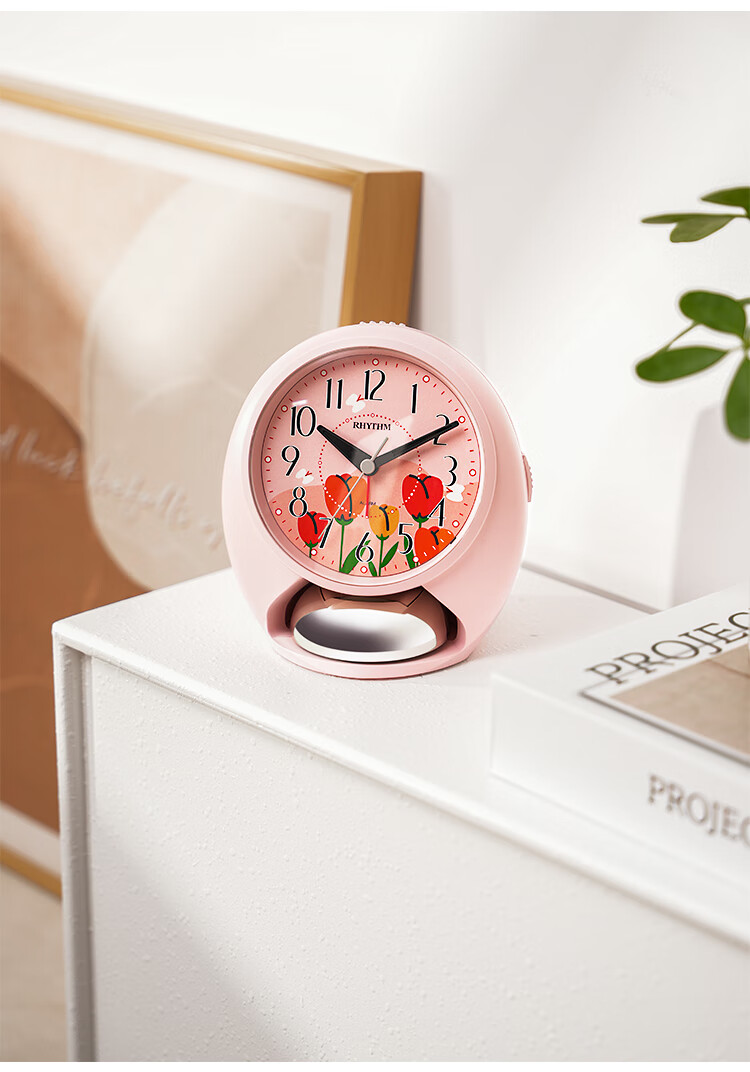 RHYTHM High School, Middle School And Elementary Student-Specific New Silent Night Light Cute Alarm Clock for Children Boys Simple Practical Wake-Up Device Powerful Alarm Clock Mid-Autumn Festival Gift 4