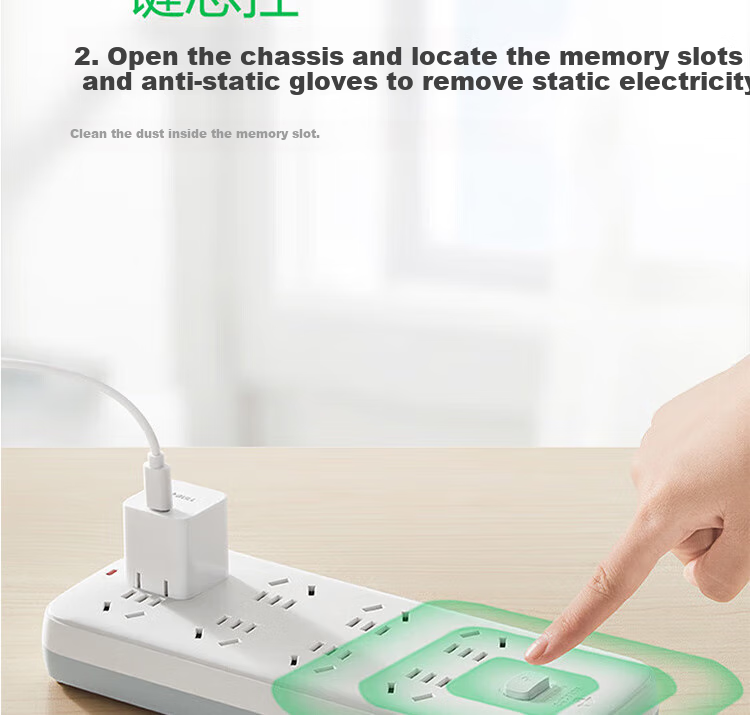 BULL New National Standard Power Strip, Extension Cord/Power Bar/Power Strip/Power Board/Extension Cord, 8 Outlets, GN-S1080, 3m 4