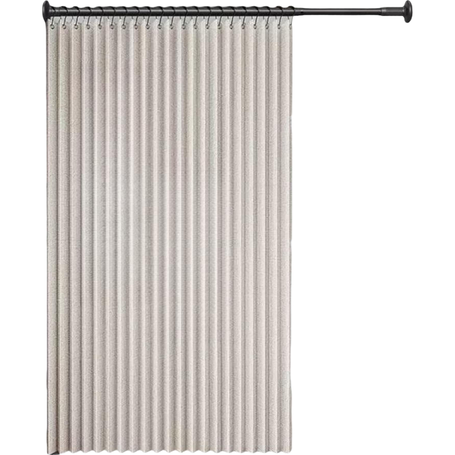 Honglu Folding Magnetic Waterproof Mildew-Resistant Shower Curtain Bathroom Partition Invisible No-Drill Wet and Dry Separation