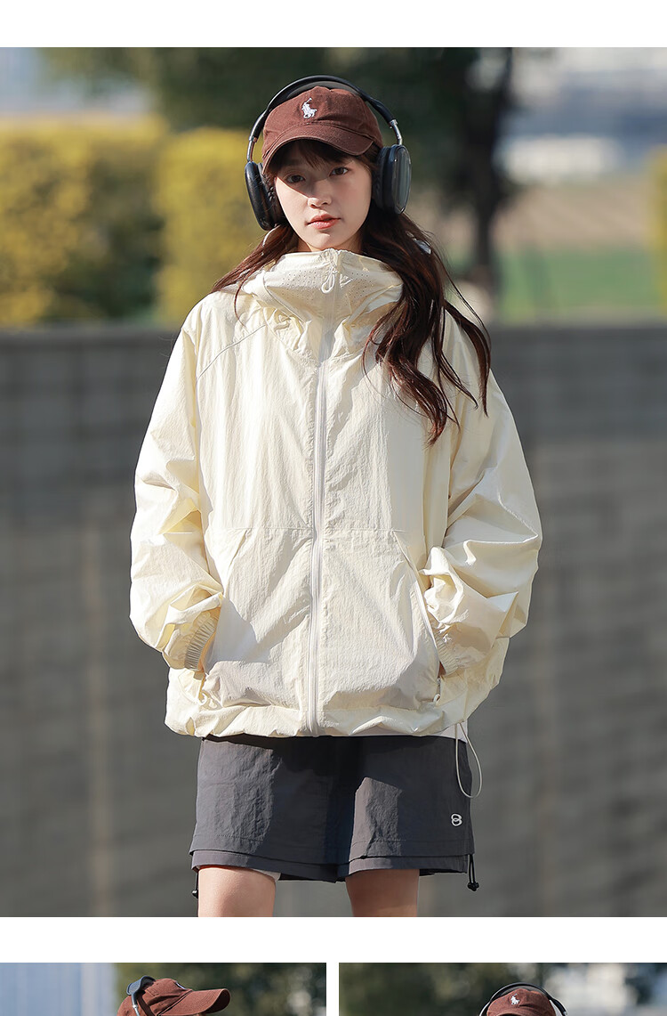 ROMON Men's Summer Lightweight Cycling Sun Protection Jacket Outdoor Waterproof Couple Coat UV Protection Khaki L 5
