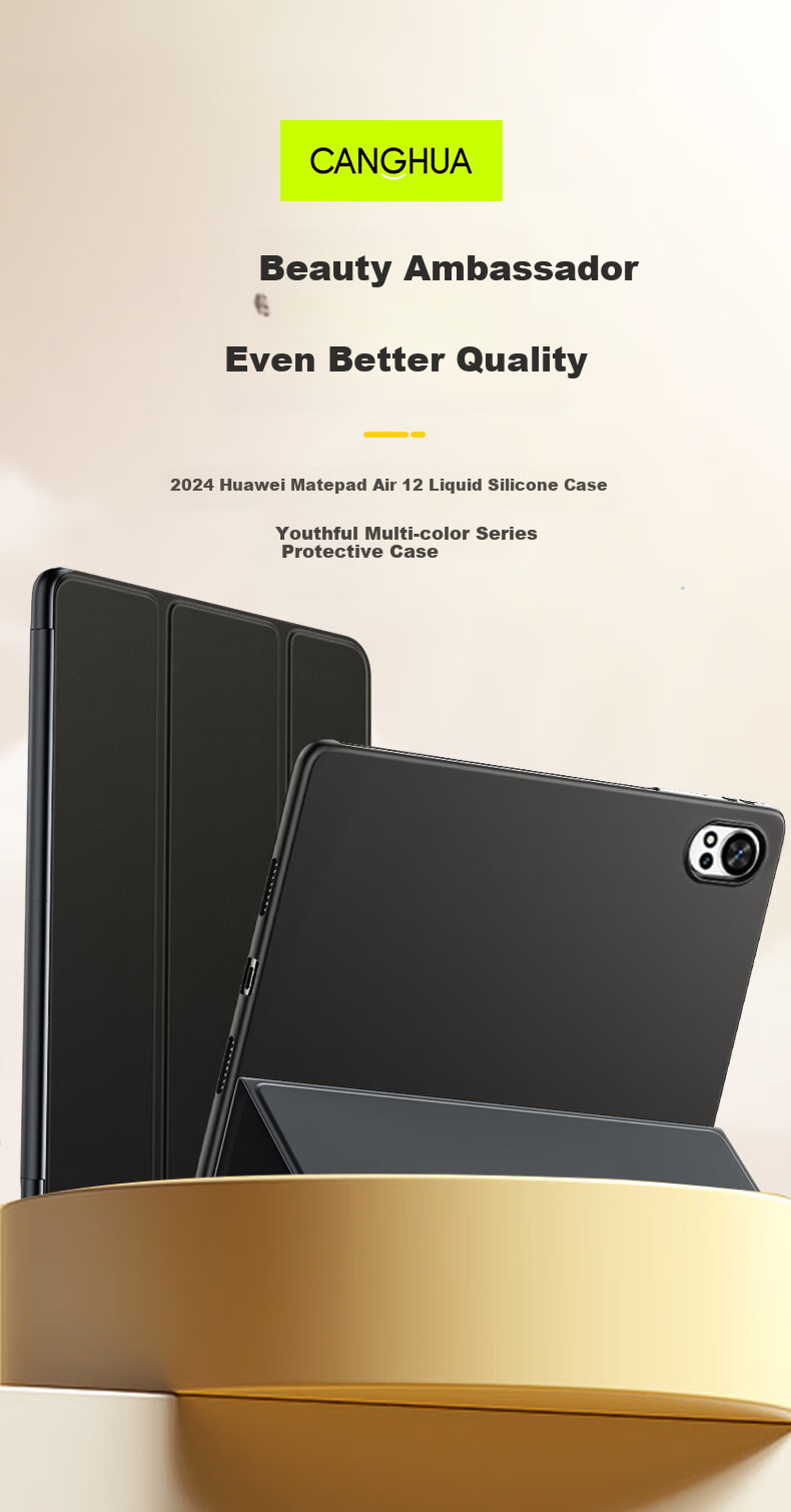 CangHua Compatible with Huawei MatePad Pro 10.8 Protective Case, Suitable for 2021/2019 Models of Huawei Tablets MatePad Pro 10.8-Inch Full Protection Anti-Drop Leather Case for Computers 1