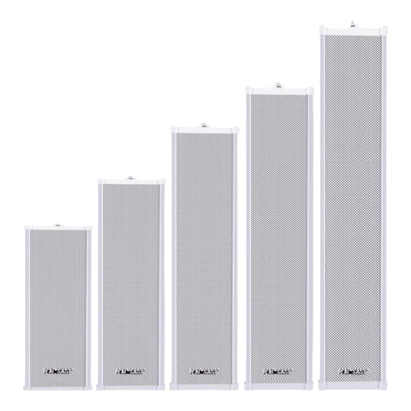 SAST 45W Outdoor Waterproof Column Speaker, Outdoor Constant Voltage Wall-Mounted Speaker, School Shop Park Campus Background Music Horn Public Address System Player YL-04