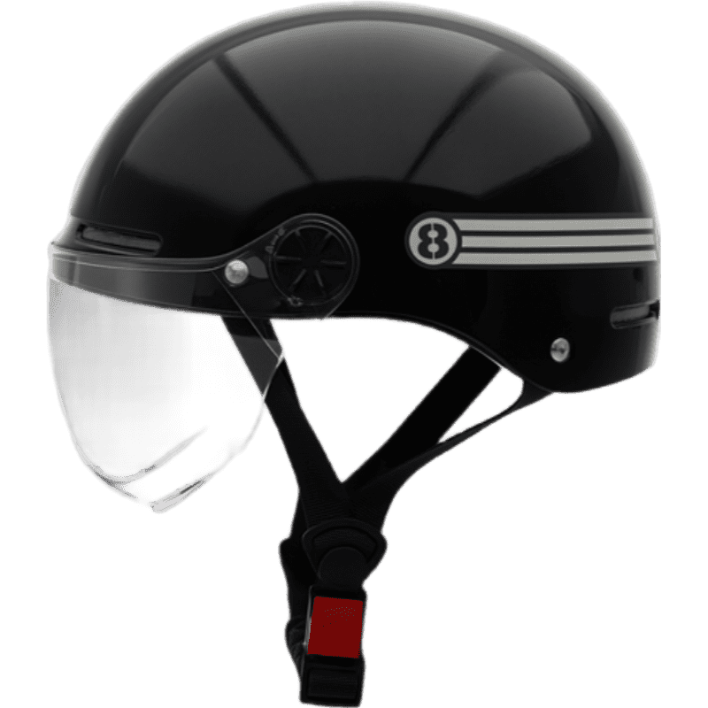 AIMA Electric Bike Helmet Summer Half Helmet Unisex Sun Protection Four Seasons Universal Electric Motorcycle Electric Scooter Safety Helmet Class A 3C Certified B16 Mysterious Black