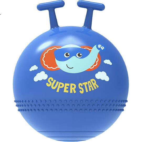 Мяч для прыжков Fisher-Price, синий, 45 см, для сенсорного развития и активных игр