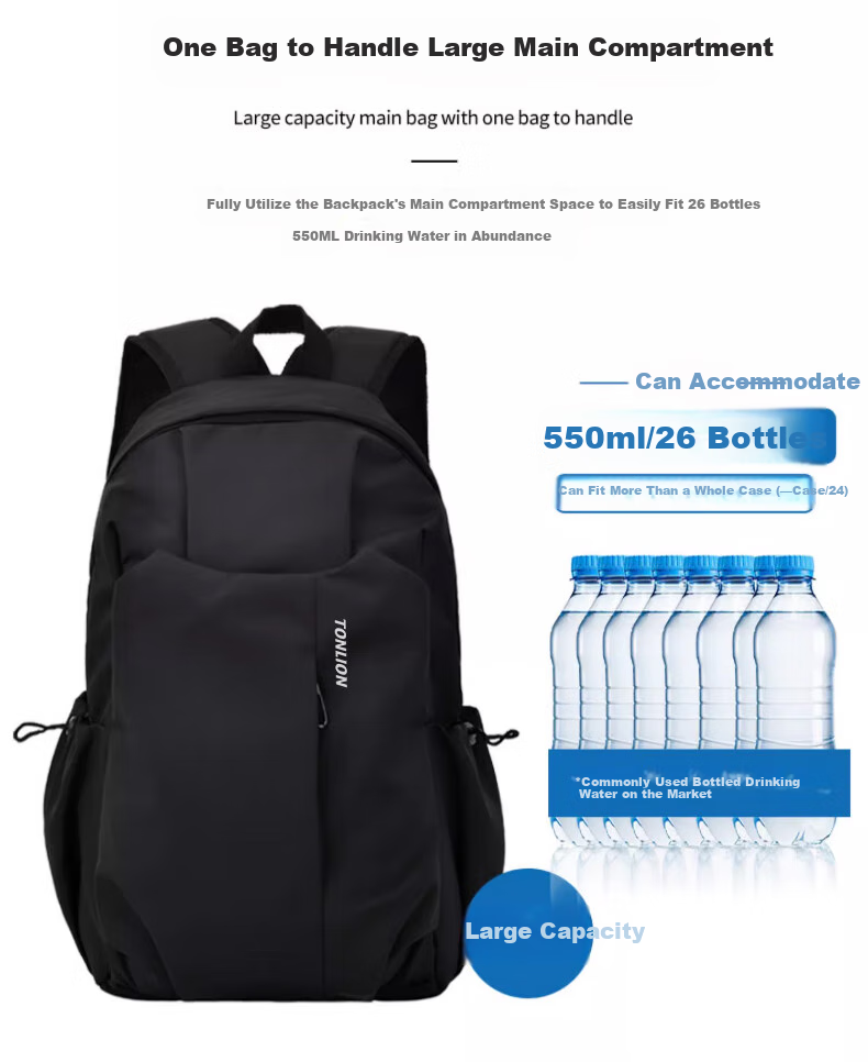 TonLion Backpack for Men, Large Capacity School Bag for Middle And High School Students, Lightweight Laptop Bag for College Students, Travel And Hiking Backpack for Wome 2