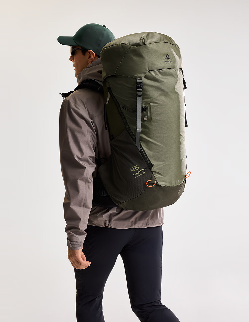 KAILAS Foothill 45 Lightweight Hiking Backpack KA2463004 Titanium Black XS 1