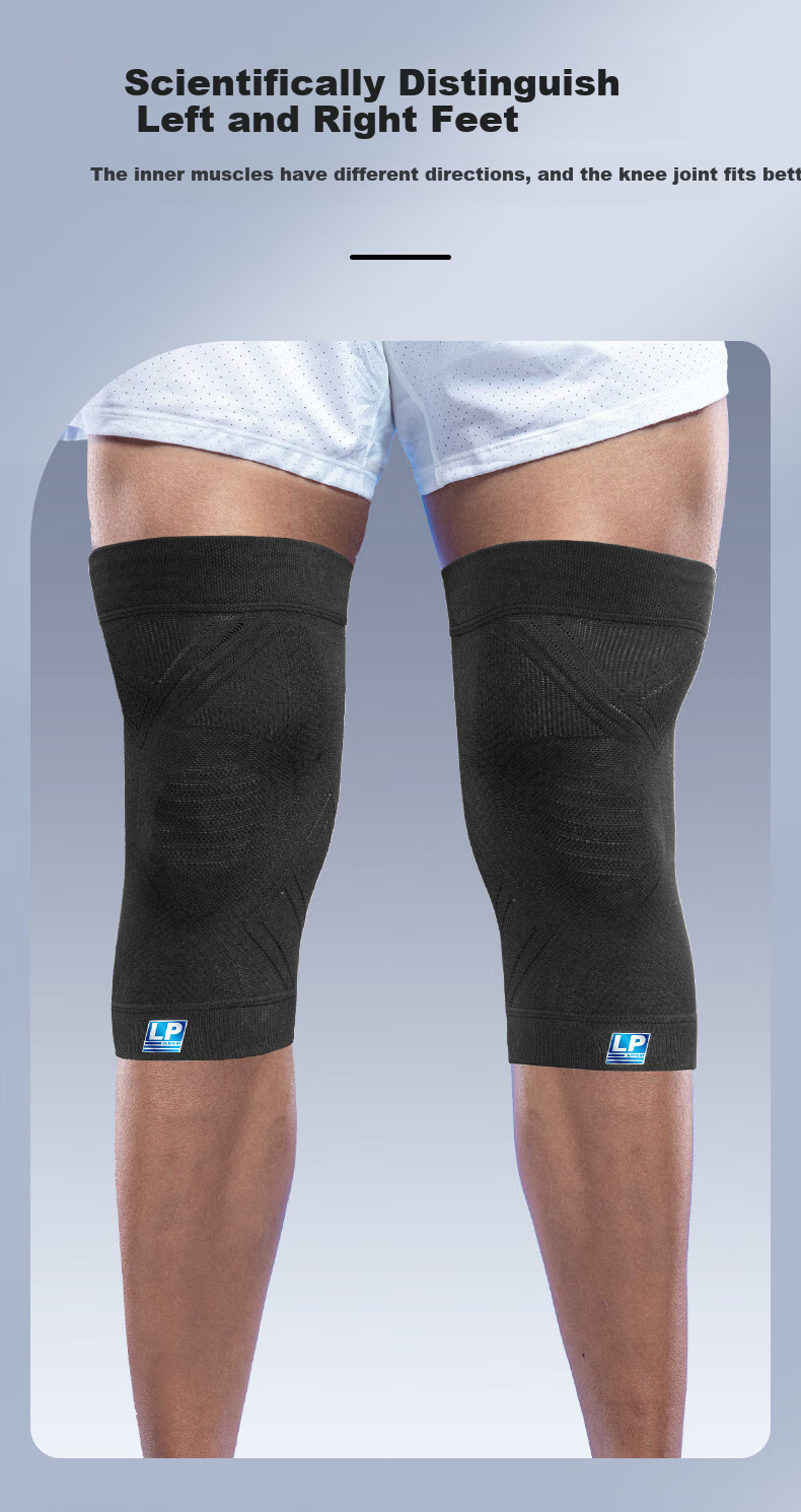LP Sports Knee Brace for Arthritis Protection, Unisex Running Basketball Hiking Specialized Meniscus Support [One Pair] 4