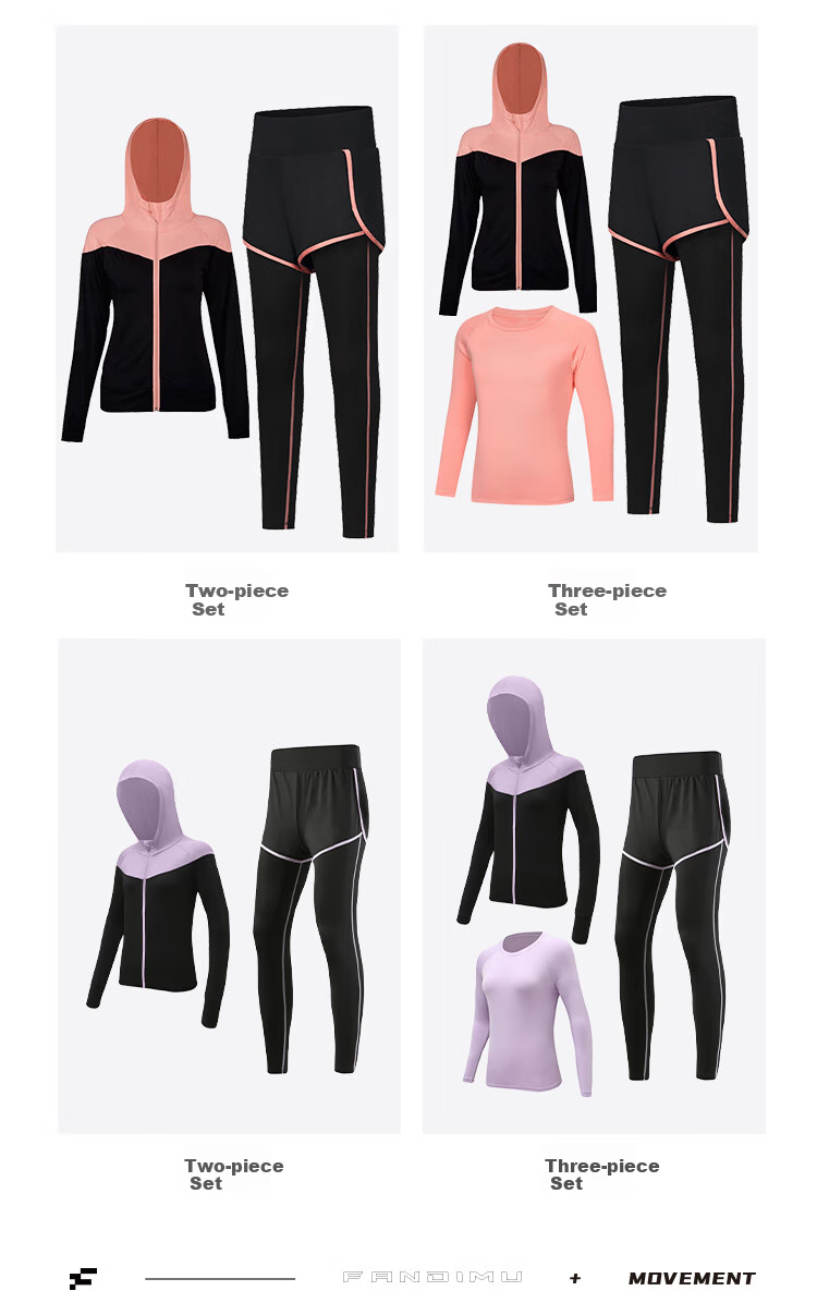 Fandimu [Parent-Child Sports Set] High-Elastic Breathable Adult And Children's Outfit for Running, Badminton, Basketball, Soccer Training Wear 6
