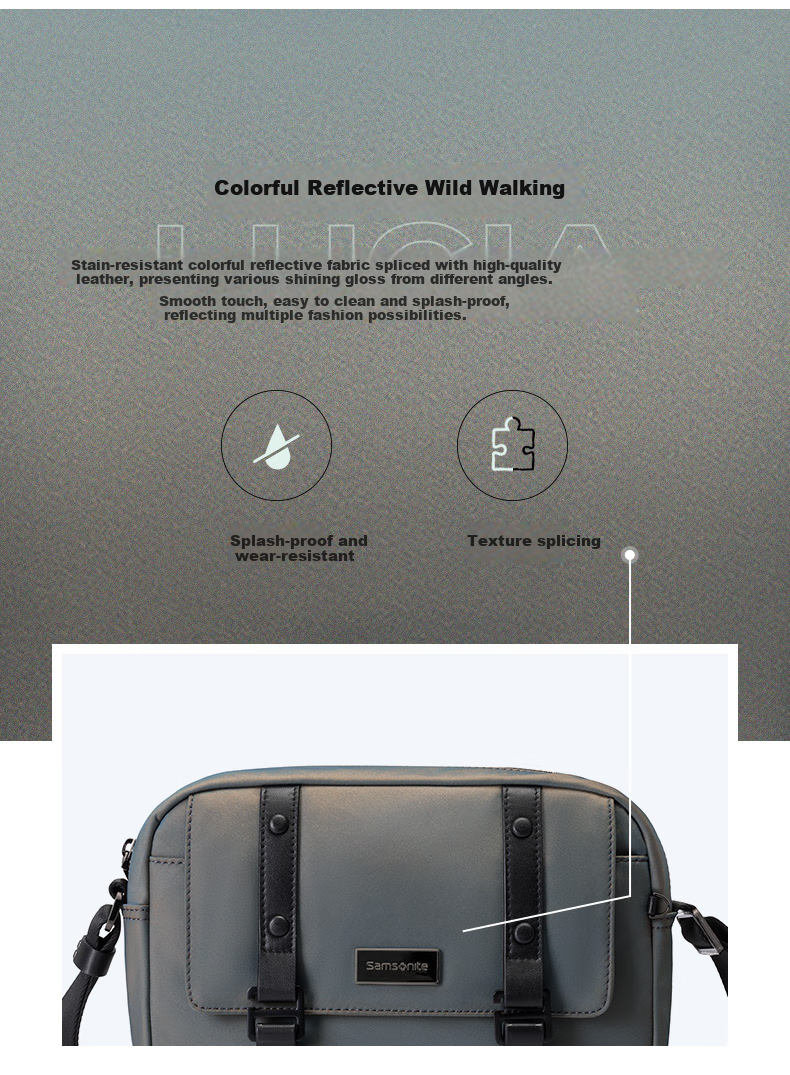 Xinxiuli Men's Boyfriend Bag, Shoulder Crossbody Bag, Casual Bag, Travel Bag, LUCIA Fashion Trendy Men's TM7*04014 4