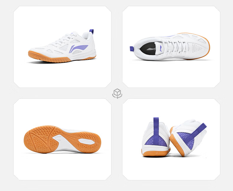 Li-Ning Table Tennis Shoes for Men And Women, Wang Chuqin Fan Edition, National Team Style, Non-Slip, Shock-Absorbing, Wear-Resistant, Training Sports Shoes 12