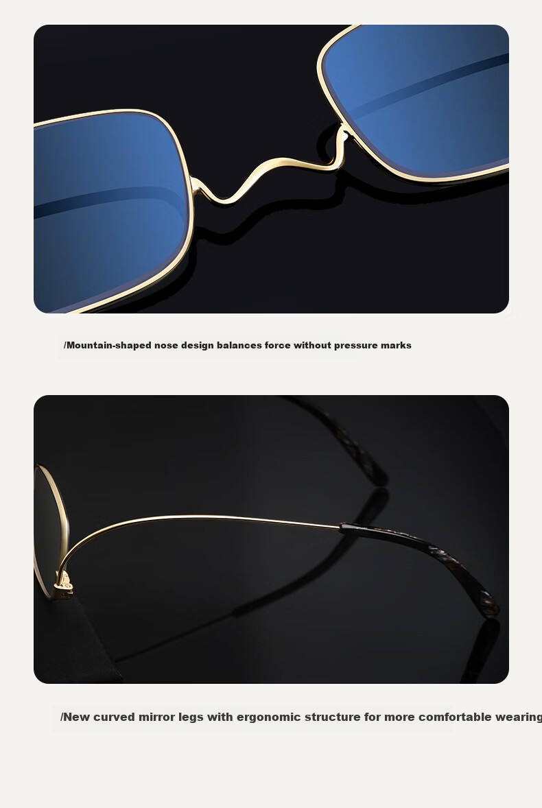 Laoyezi Anti-Blue Light Ultra-Light Titanium Frame Portable Paper Reading Glasses for Men And Women, Silver, 150 Degrees (50-54 Years Old) 11