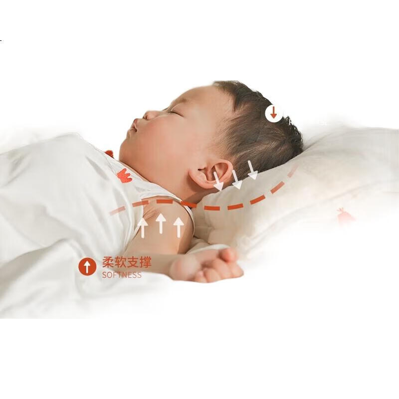 Детский позиционер LAZY GOOSE, размер M (3-6 лет), с наволочкой из австралийского хлопка и шелковым наполнителем