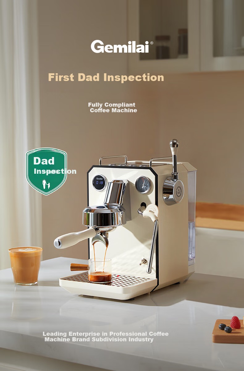 GEMILAI Owl G3006 Coffee Machine, Home Semi-Automatic Coffee Maker, Small Appliance for Americano And Espresso 3