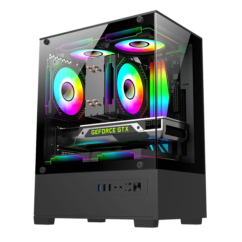5-Colors Fish, 13th Gen Intel Core I7-13650HX, 16GB RAM, 1TB SSD, Office Commercial Home Gaming Desktop Computer, Complete Set with All Components