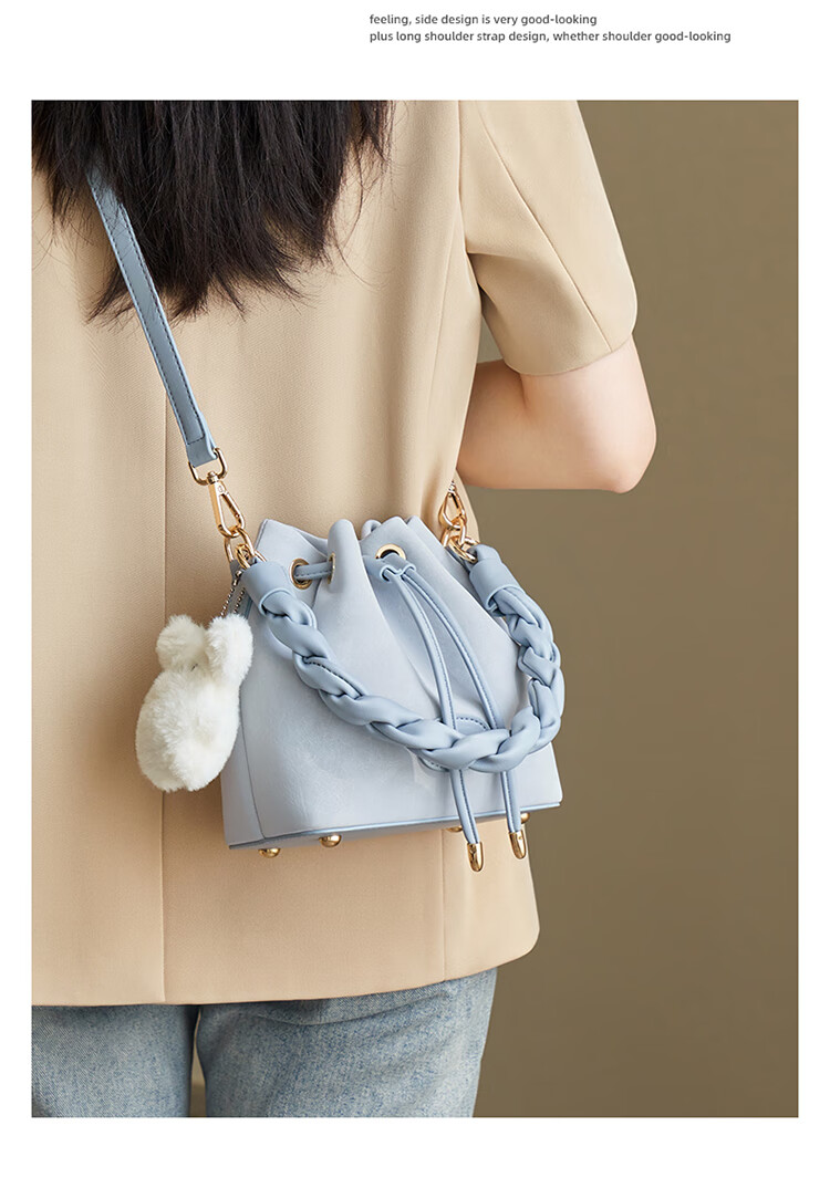 Aokang Women's Handbag, Trendy And Stylish Bucket Bag, Light Luxury Crossbody Shoulder Bag, Birthday And 520 Gift for Girlfriend 15