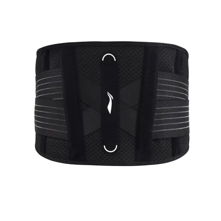 Li-Ning Waist Support Belt for Sports And Fitness, Men's Lumbar Disc Strain, Back Pain Relief, Compression Waist Brace for Running, Squats, Deadlifts, And Prolonged Sitting