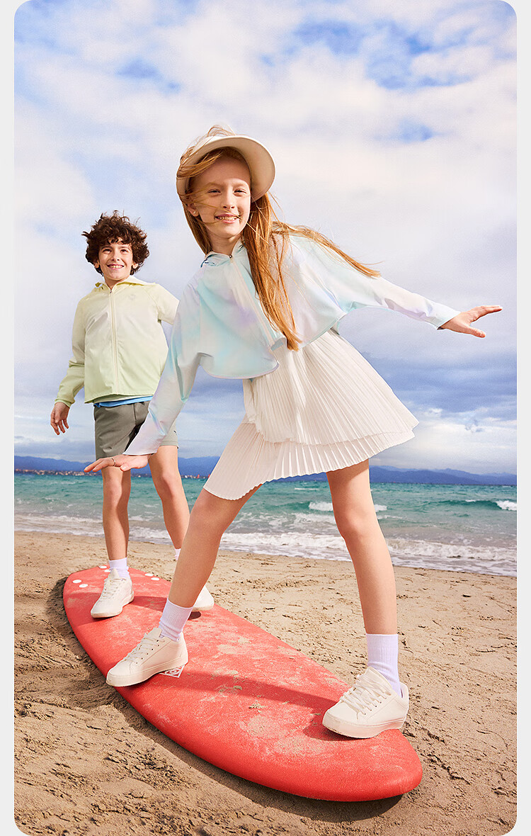 BOSIDENG Kids UPF100 Original Yarn Cooling Cape Breathable Stain-Resistant Jacket for Boys and Girls Children's Day Gift 7
