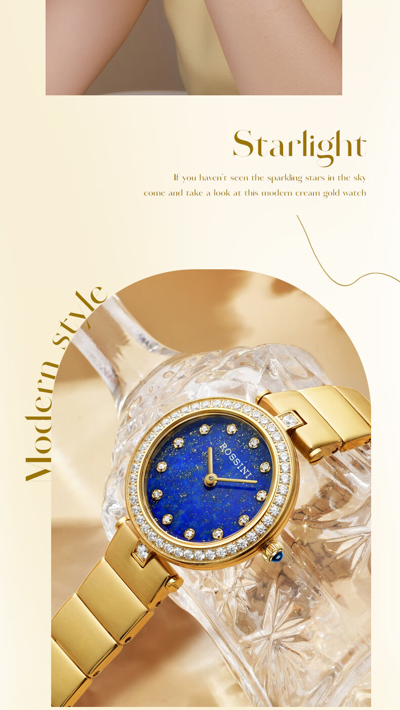 Rossini New Quartz Women's Watch Minimalist Luxury Birthday New Year Valentine's Day Gift for Women 4